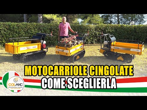 Motocarriola cingolata COLMAC: come sceglierla (consigli e soluzioni)