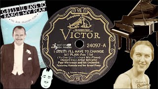Music video thumbnail preview for “I Guess I'll Have To Change My Plan” by Paul Whiteman and his Orchestra 1932 by Paul Whiteman and His Orchestra