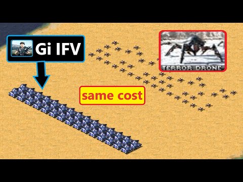 Gi IFV vs Terror Drones - Same Cost - Red Alert 2