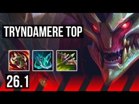 TRYNDAMERE vs FIORA (TOP) | EUW Grandmaster | 26.1