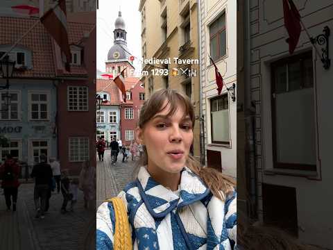 📍save this for your next trip to Riga, Latvia! 🇱🇻 Underground medieval tavern called “Rozengrāls”