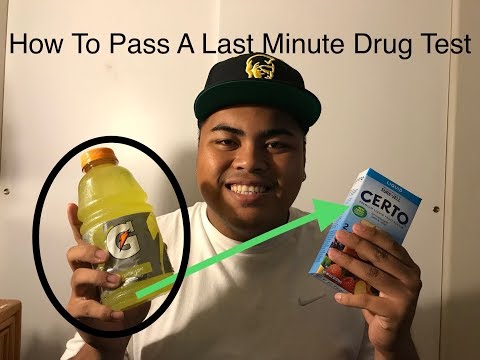 How To Pass A Drug Test Last Minute! (WORKS) "CHECK...