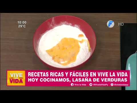 Cómo hacer "Lasaña De Verduras" | Receta VLV | 29 03 22