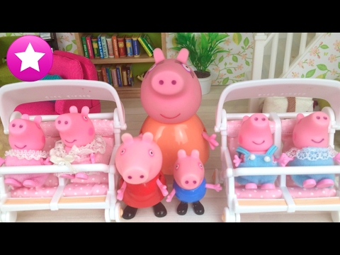 Mamá Pig 56# 4 nuevos hermanitos Peppa Pig en español