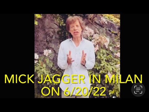 Mick Jagger Speaks Publicly for the First Time Since Testing Positive