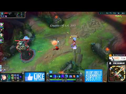Creative Off LoL 2015, Ahri vs Ezreal, Mid Lane