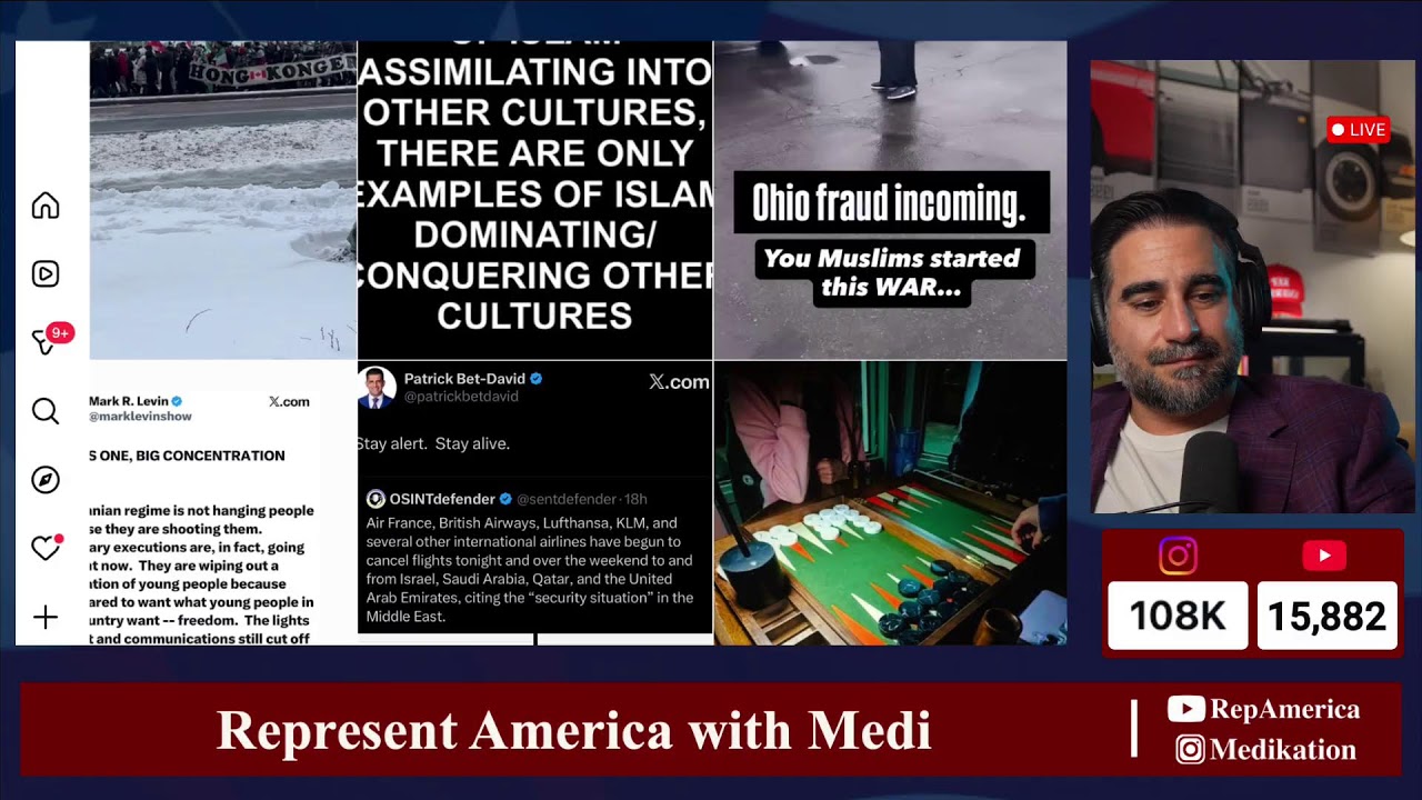 Ilhan Omar - Rep America with Medi - LIVE