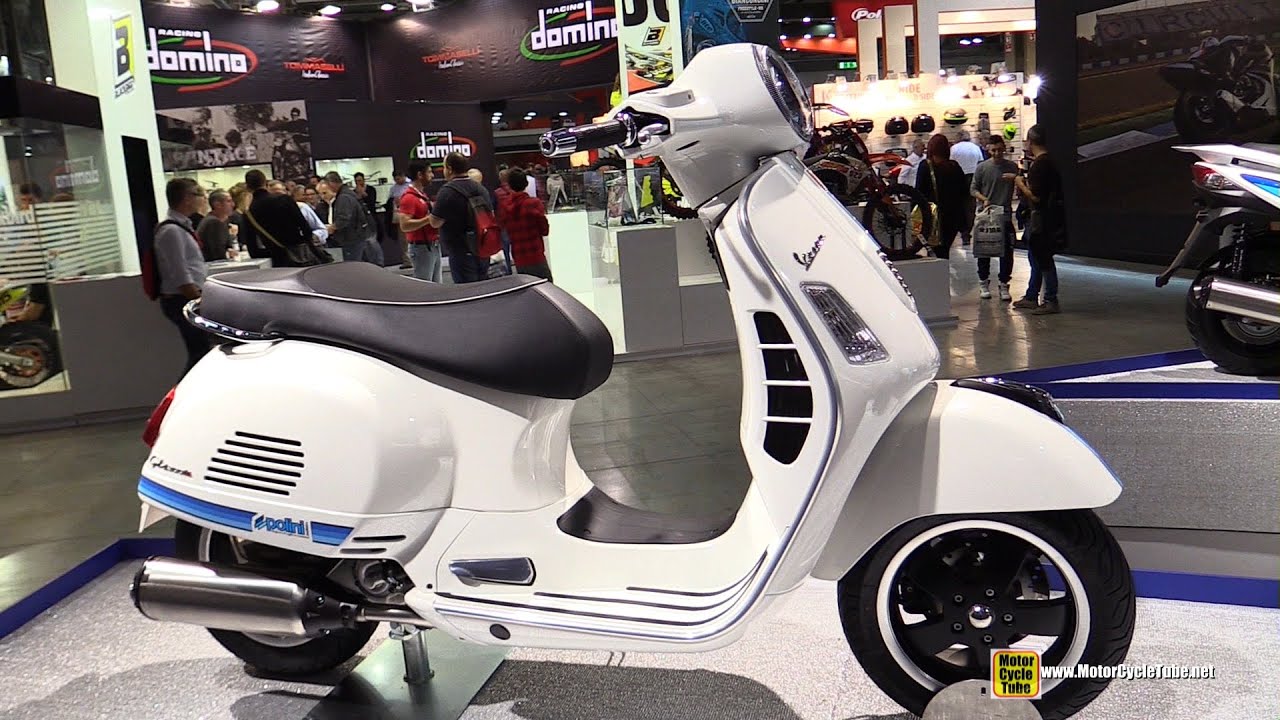 2015 Polini Vespa GTS 300 - Walkaround - 2014 EICMA Milan Motorcycle Exhibition