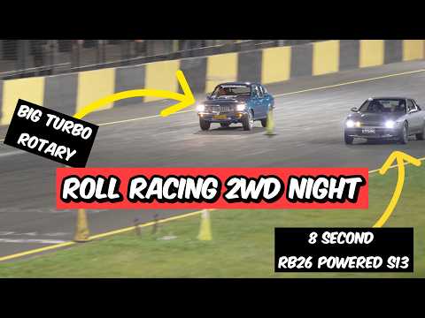 Roll Racing 2WD Night - 1000hp+ V8, Rotary and JDM cars battle it out