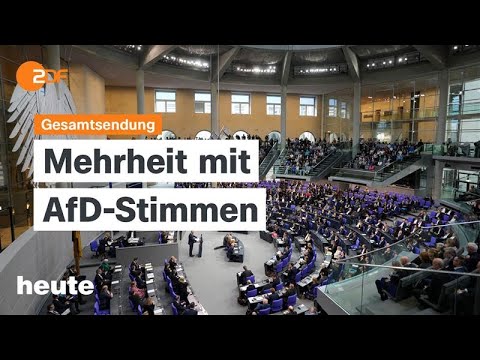 Video Thumbnail: heute 19:00 Uhr vom 29.01.25 Unionsantrag, Mini-Wachstum, EU-Bürokratieabbau