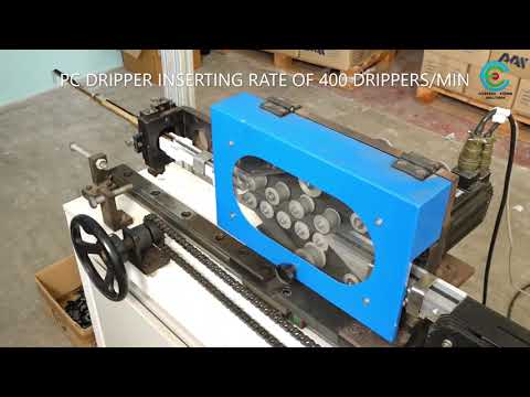 Dual capability dripper inserting system for npc / pc drippe...