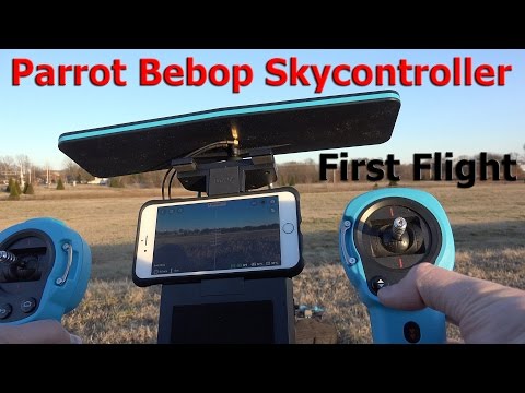 Parrot Bebop Skycontroller First Time Using in 4K UltraHD