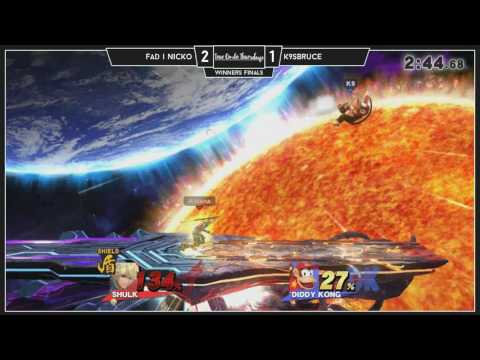 True Combo Thursdays #1: Winners Finals: FAD | Nicko (SHULK) vs K9sbruce (DIDDY KONG)