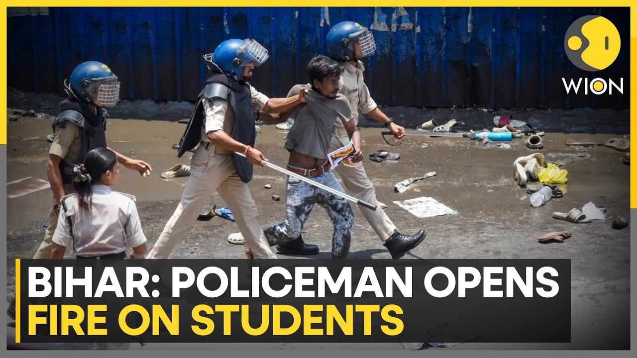 Bihar Unrest: Policeman Uses AK-47 on Protesting Students in Siwan | WION News