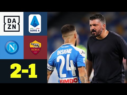 Insignes feines Füßchen bringt Napoli den Sieg: SSC Neapel - AS Rom 2:1 | Serie A | DAZN Highlights