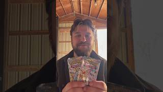 Does anyone else open packs in the barn? #pokemoncards #collectiblecards #pokemoncardopening