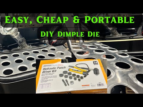 How to Use Dimple Dies - No Press Needed! | Harbor Freight Hydraulic Punch Driver Kit