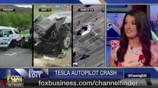 Fox Business Network: Tesla in Autopilot Crashes into Parked Police Car in California