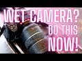 How To Save Your Wet Camera From Water Damage & what not to do!!!