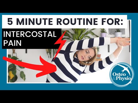 Our full 5 minute guided routine for helping with INTERCOSTAL MUSCLE PAIN!