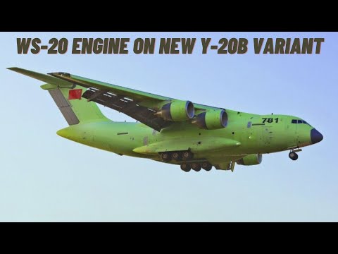 WS-20 Engine for Y-20B Heavy Transport Aircraft! WS-20 Engine Testing and Ready For Mass Production