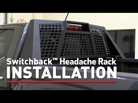 ARIES Headache Rack Install: Switchback™ on 2016 GMC Canyon - 1110109