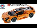 LEGO Technic 42196 Lamborghini Huracán Tecnica Orange Speed Build Review