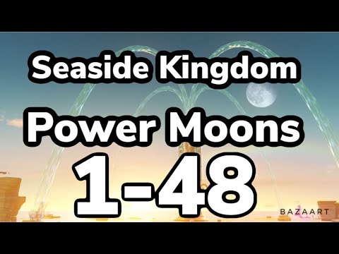 [Super Mario Odyssey] Seaside Kingdom Power Moons 1 - 48 Guide (Bubblaine)