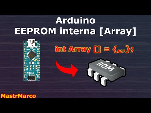 Come salvare un Array nella EEPROM interna di Arduino