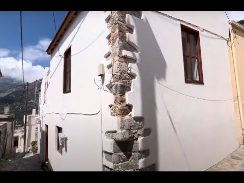 HVRA13 - Corner House With Terrace In Traditional Cretan Village