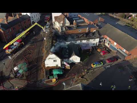 Fire at The Shambles pub in Lutterworth