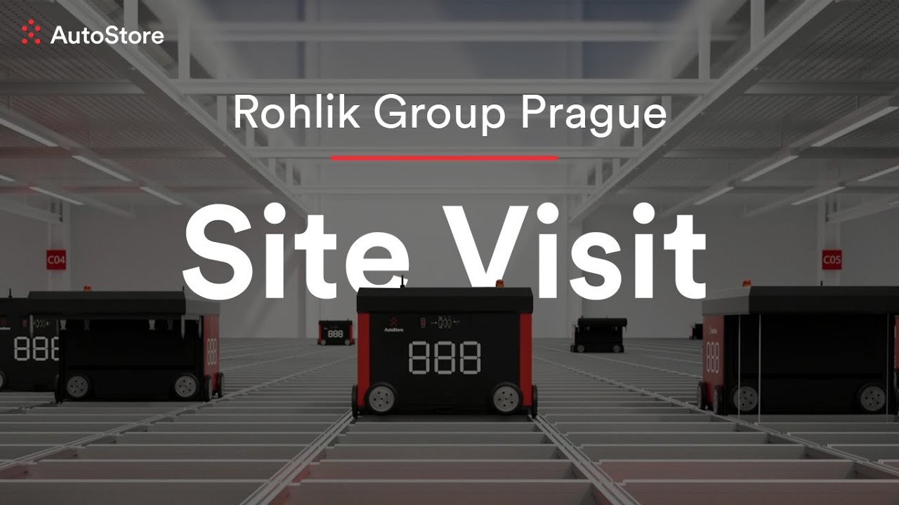 AutoStore | Site Visit | Rohlik Group Prague