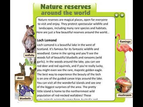 Excel 8.Module 6.Nature Reserves around the World /text.p.71