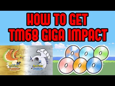 How to Get the TM68 Giga Impact in Pokemon Heartgold/Soulsilver