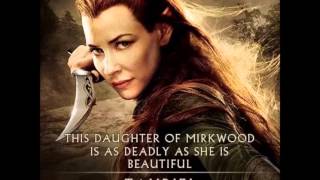 tauriel theme song. The hobbit the desolation of smaug, by howard shore.