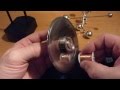 Постоянные магниты и катушка из игрушки. The permanent magnets and the coil ...