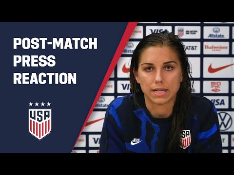 POST-MATCH REACTION: Alex Morgan | USWNT vs. France | 04-13-21