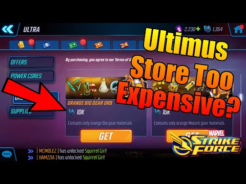 Ultimus Store Pricing Too High? Squirrel Girl Offers are here! - Marvel Strike Force
