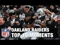 Top 10 Moments in Oakland Raiders History | NFL