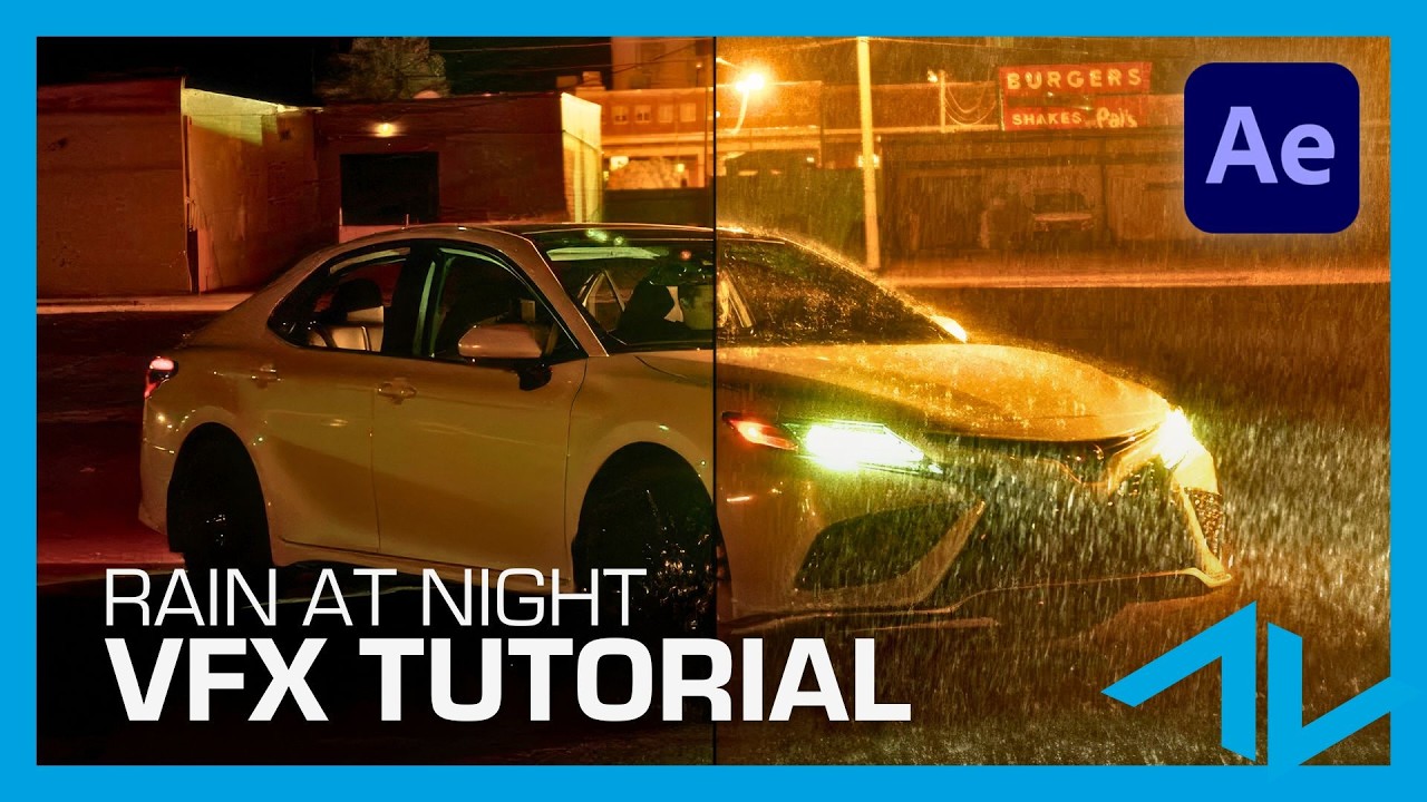 Realistic Rain At Night Using VFX | Adobe After Effects Tutorial - YouTube