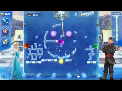 Frozen Free Fall: Icy Shot Level 38 - NO BOOSTERS ☃☃☃