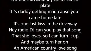 Jake Owen American Country Love Song Lyrics