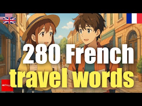 280 French travel words | Passive listening | L2Language | with hiragana
