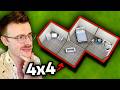 I Built A House Using ONLY 4x4 Rooms In The Sims 4