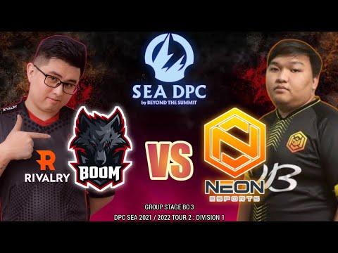 2 GAME AM PICK - BOOM ESPORTS VS NEON ESPORTS - DPC SEA TOUR 2 DIVISION 1 2021/2022