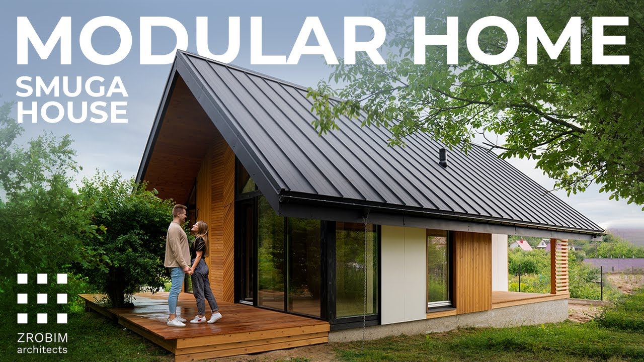 Prefab Modular Home, overview of modern sustainable architecture