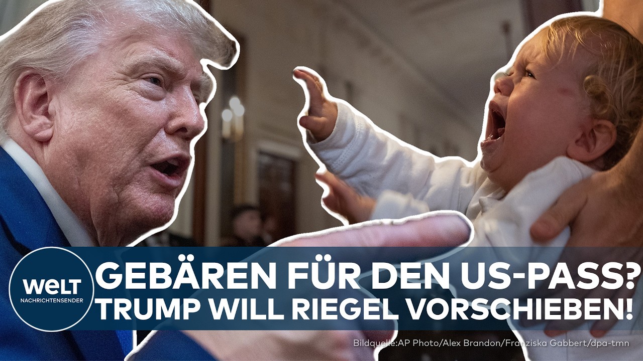 USA: Kein US-Pass für Neugeborene! Trump sagt Geburtstourismus den Kampf an!