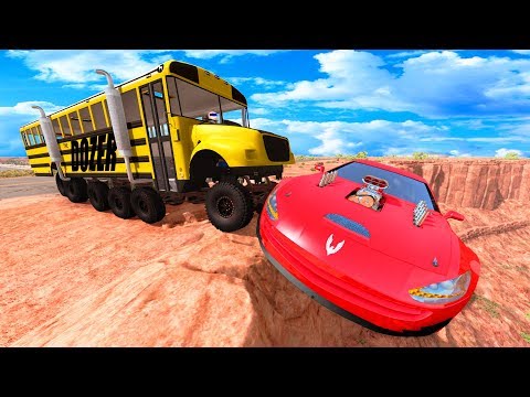Cliff Drops #2 - BeamNG DRIVE | CrashTherapy