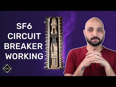SF6 Circuit Breaker Working Principle | Explained | TheElectricalGuy