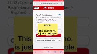 How to track EMS? | Track and Trace Service - Japan Post